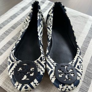 Authentic Tory Burch Leather Ballet Flats